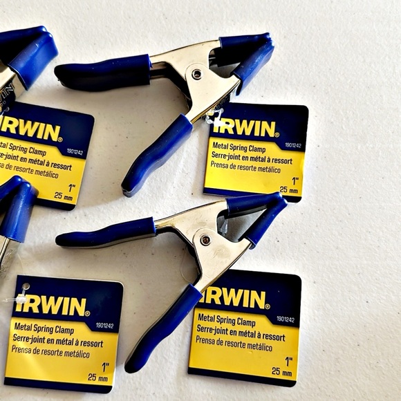 Irwin Metal Spring Clamp 1” Set of Four - Picture 3 of 3
